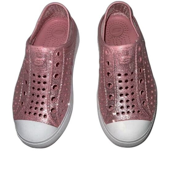 Skechers Other - SKECHERS Girl Pink Glitter Foam Slip On Size 12